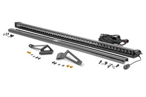 CFMOTO UFORCE 1000 LED Light Kit - Front - Rough Country - Single Row - Black